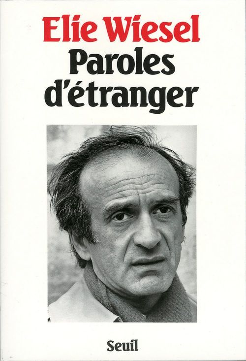 Couverture ebook de Paroles d'étranger, de Elie Wiesel