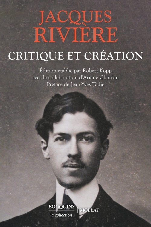 ebook cover of Critique et création, by Jacques Rivière