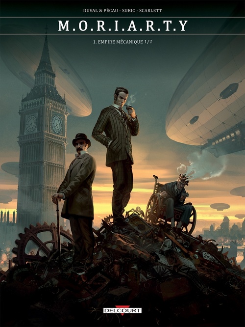 Couverture ebook de Moriarty T01 - Empire mécanique 1/2, de Fred Duval