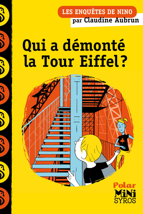 ebook cover of Les enquêtes de Nino - Qui a démonté la tour Eiffel ?, by Claudine Aubrun, Benjamin Adam