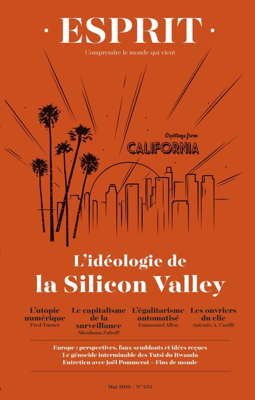 Couverture ebook de Esprit mai 2019 L'idéologie de la Silicon Valley, de Esprit