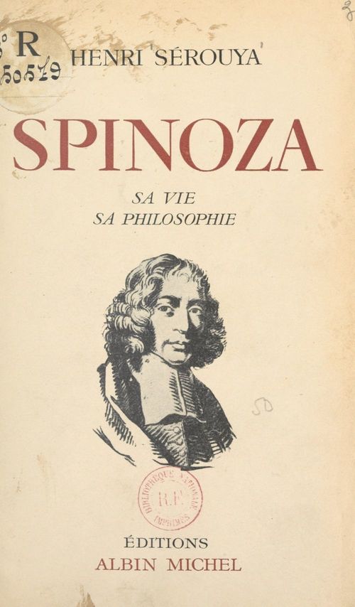 ebook cover of Spinoza, by Henri Serouya