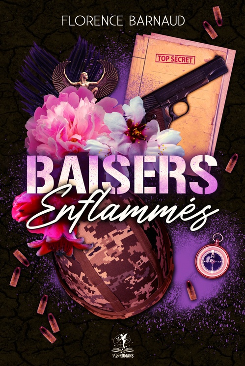 ebook cover of Baisers Enflammés, by Florence Barnaud