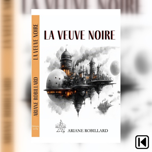 Couverture audiobook de La veuve noire, de Ariane Robillard