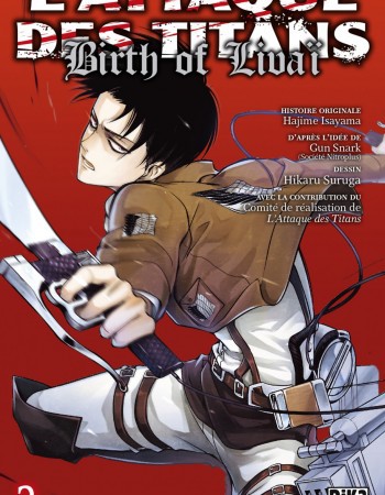 Couverture ebook de L'Attaque des Titans - Birth of Livaï T02, de Hikaru Suruga