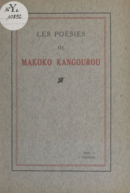 Couverture ebook de Les poésies de Makoko Kangourou, de Makoko Kangourou