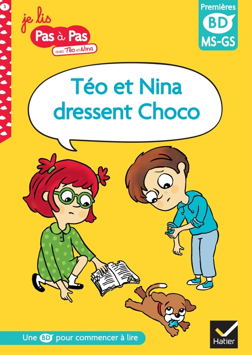 Couverture ebook de Téo et Nina dressent Choco, de Isabelle Chavigny, Corinne Baret, Jeanne Idatte