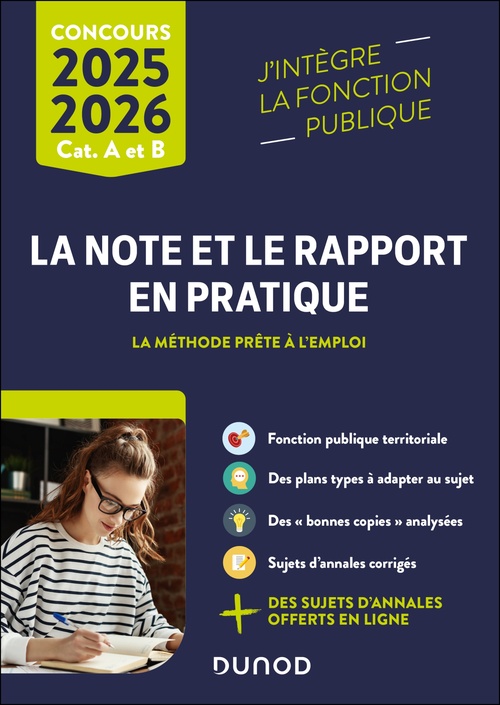 ebook cover of La note et le rapport en pratique - 2025-2026, by Laetitia Godefroy, Elia Barroso, Mircette Bonine, Franck Bouloux