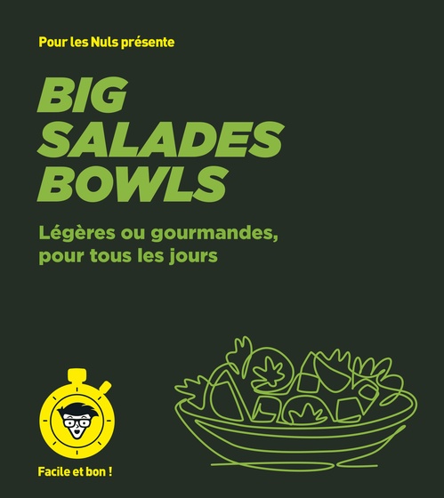 ebook cover of Big salades bowls - Facile et bon, by Collectif