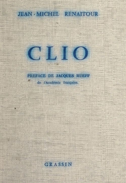 Couverture ebook de Clio, de Jean-michel Renaitour
