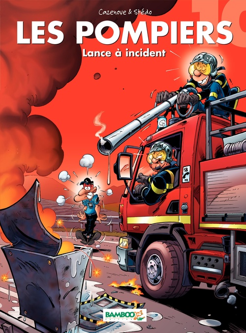 ebook cover of Les Pompiers - Tome 10, by Christophe Cazenove, Stédo