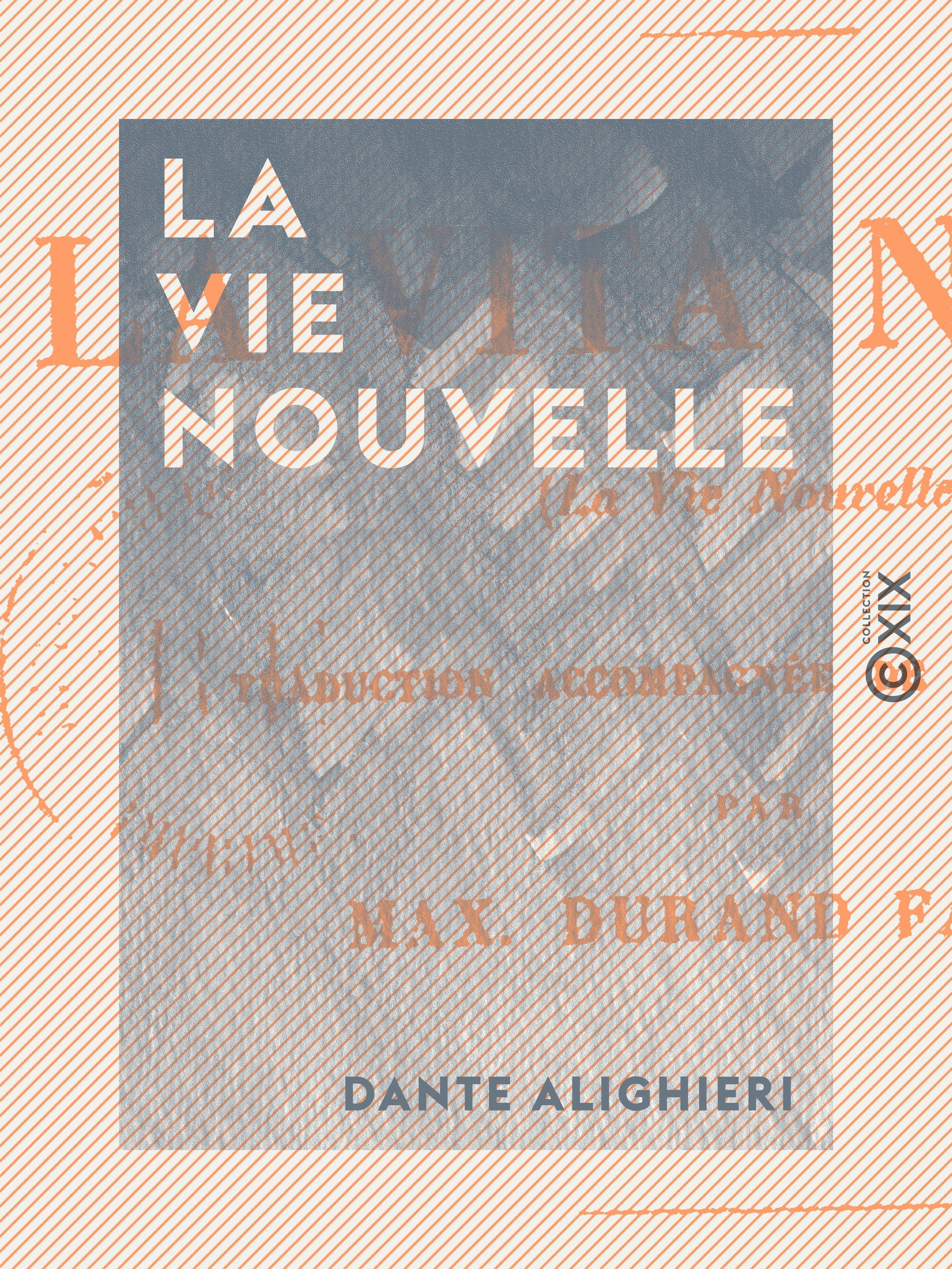 ebook cover of La Vie nouvelle, by Dante Alighieri