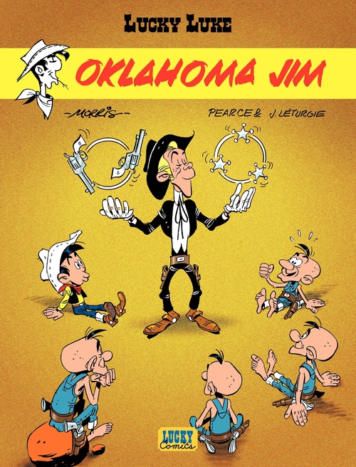 Couverture ebook de Lucky Luke - Tome 37 - Oklahoma Jim, de Jean Léturgie, Pearce, Morris