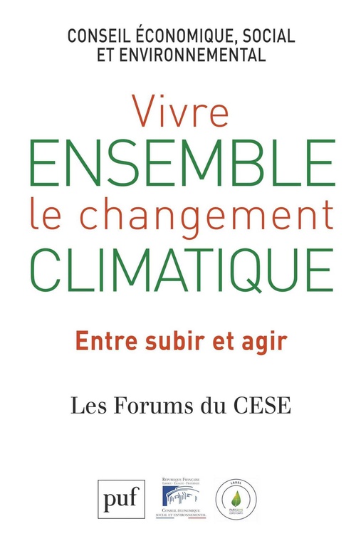 ebook cover of Vivre ensemble le changement climatique. Entre subir et agir, by Conseil Economique