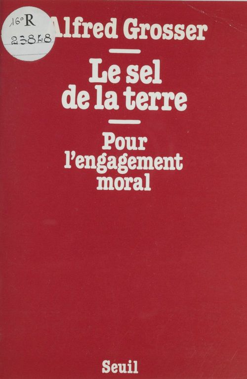 Couverture ebook de Le Sel de la terre, de Grosser Alfred