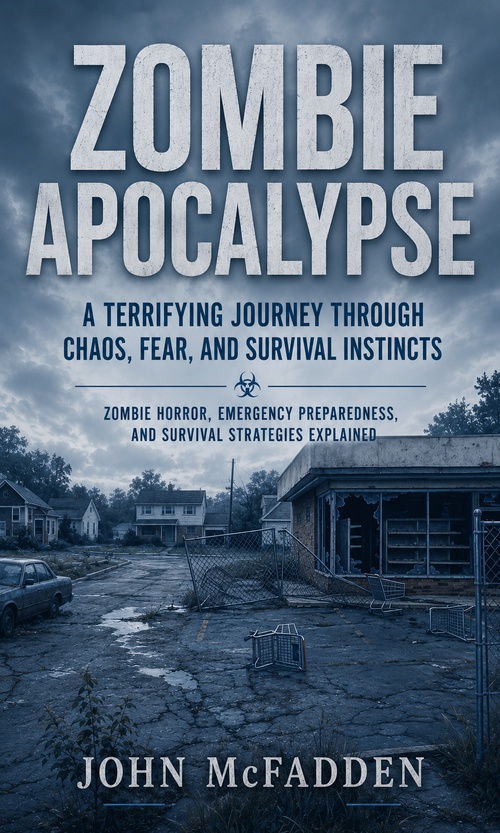 ebook cover of Zombie Apocalypse: A Terrifying Journey Through Chaos Fear and Survival Instincts, by John Mcfadden