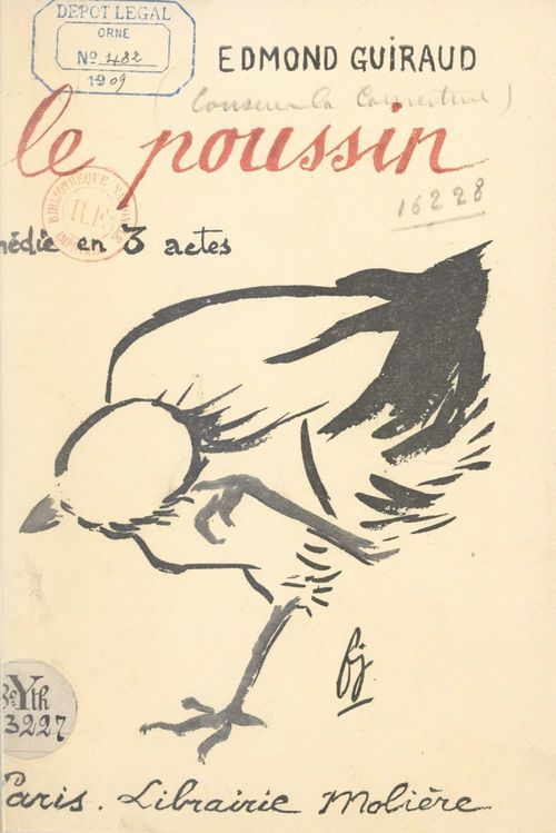 Couverture ebook de Le poussin, de Edmond Guiraud