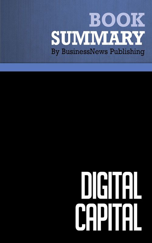 ebook cover of Summary: Digital Capital, by Must Read Summaries
