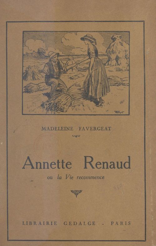 Couverture ebook de Annette Renaud, de Madeleine Favergeat