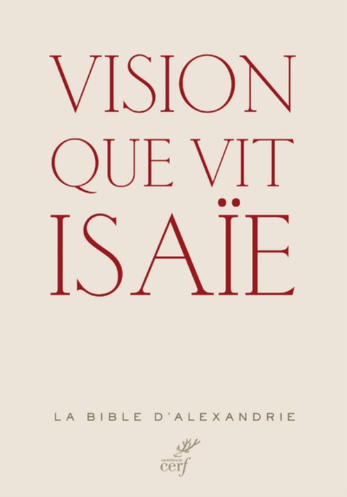 ebook cover of VISION QUE VIT ISAÏE, by Alain Le boulluec