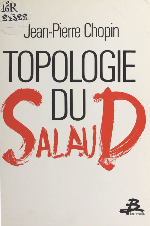 ebook cover of Topologie du salaud, by Jean-Pierre Chopin