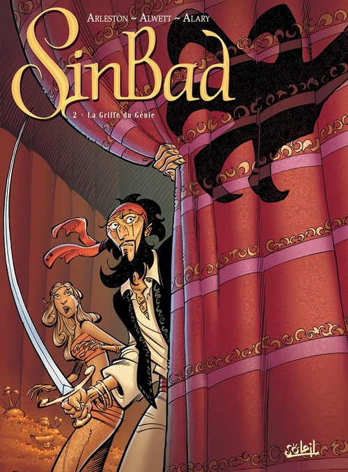 Couverture ebook de Sinbad T02 - La griffe du génie, de Audrey Alwett