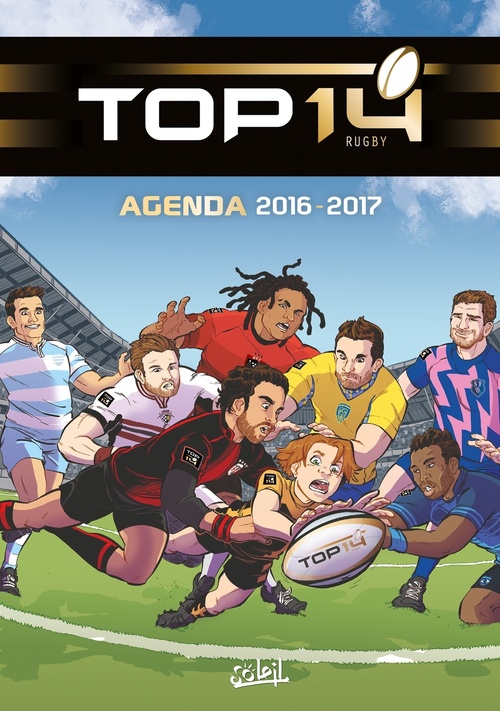 ebook cover of TOP 14 T04 - Au pays des Blossoms et des Boks, by Benjamin Ferré