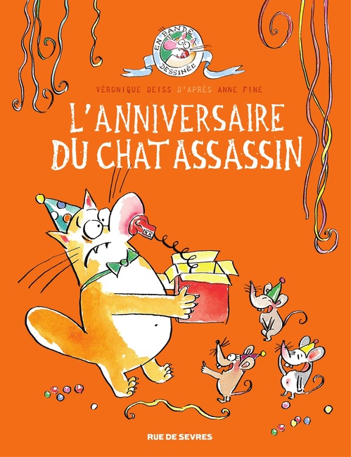 ebook cover of L'anniversaire du chat assassin - tome 4, by Véronique Deiss, Anne Fine