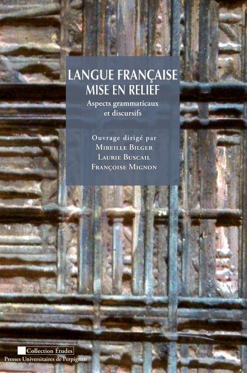 Couverture ebook de Langue française mise en relief, de