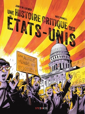 ebook cover of Une histoire critique des Etats-Unis, by James W Loewen, Nate Powell