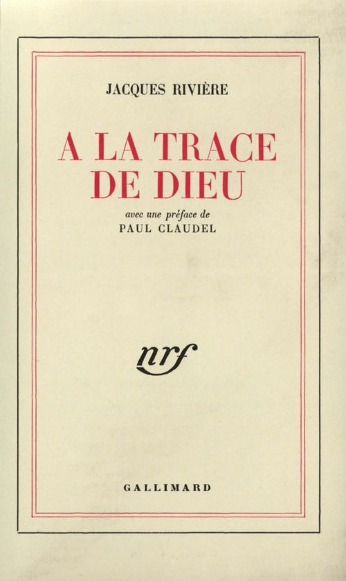 Couverture ebook de À la trace de Dieu, de Riviere/Claudel