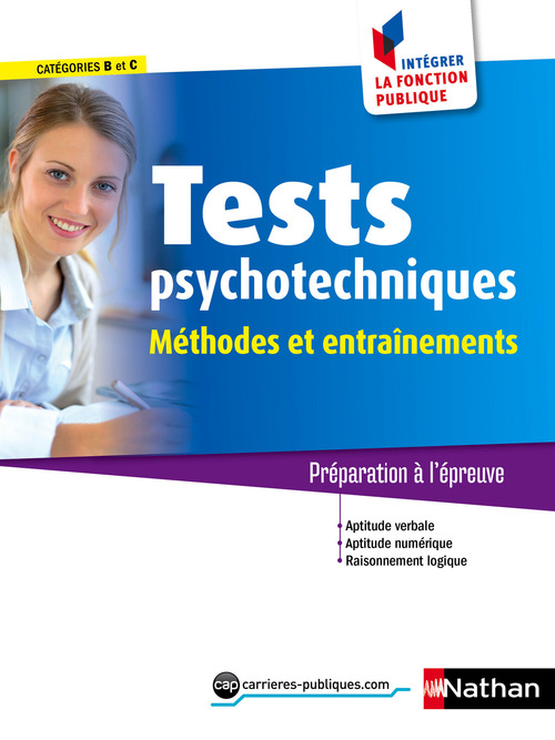ebook cover of Tests psychotechniques - Méthodes et entraînements - Intégrer la fonction publique - 2015, by Elisabeth Simonin