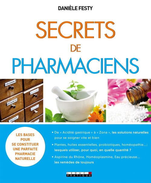 Couverture ebook de Secrets de pharmaciens, de Danièle Festy