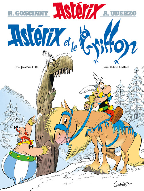 Couverture ebook de Astérix - Astérix et le Griffon - n°39, de René Goscinny, Albert Uderzo, Didier Conrad, Jean-Yves Ferri