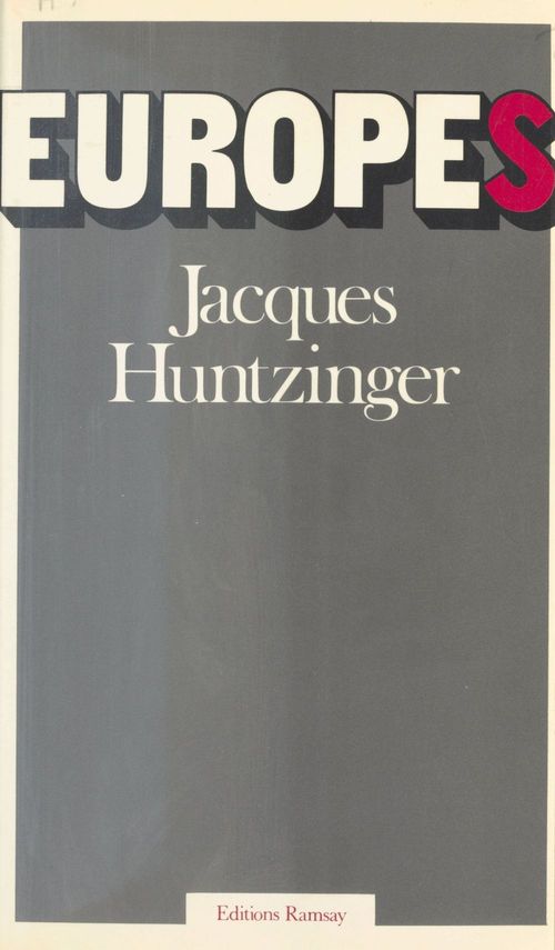 Couverture ebook de Europes, de Jacques Huntzinger