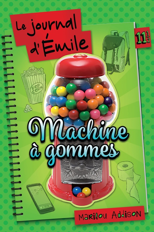 ebook cover of Machine à gomme, by Marilou Addison