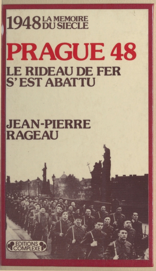 ebook cover of Prague, le rideau de fer s'est abattu (1948), by Rageau