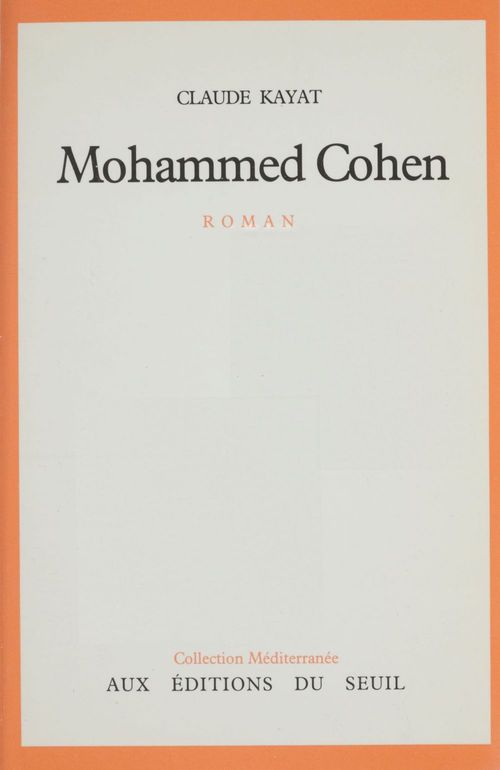 ebook cover of Mohammed Cohen, by Kayat Claude