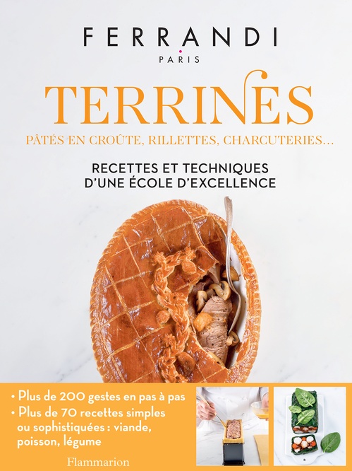 Couverture ebook de Ferrandi - Terrines : pâtés en croûte, rillettes, charcuteries..., de Ferrandi Paris