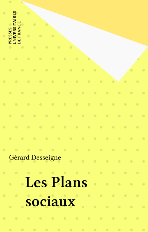 ebook cover of Les Plans sociaux, by Gérard Desseigne