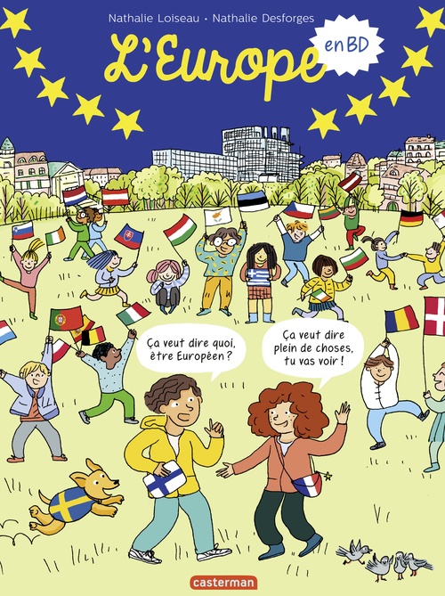 ebook cover of Le monde actuel en BD - L´Europe en BD, by Nathalie Loiseau, Nathalie Desforges