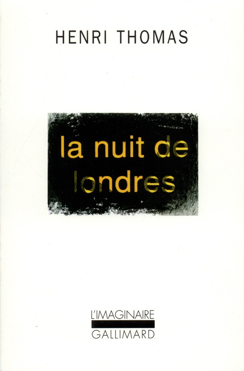 ebook cover of La nuit de Londres, by Henri Thomas