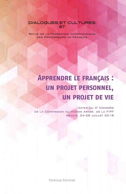 Couverture ebook de Apprendre le français : un projet personnel, un projet de vie, de FIPF