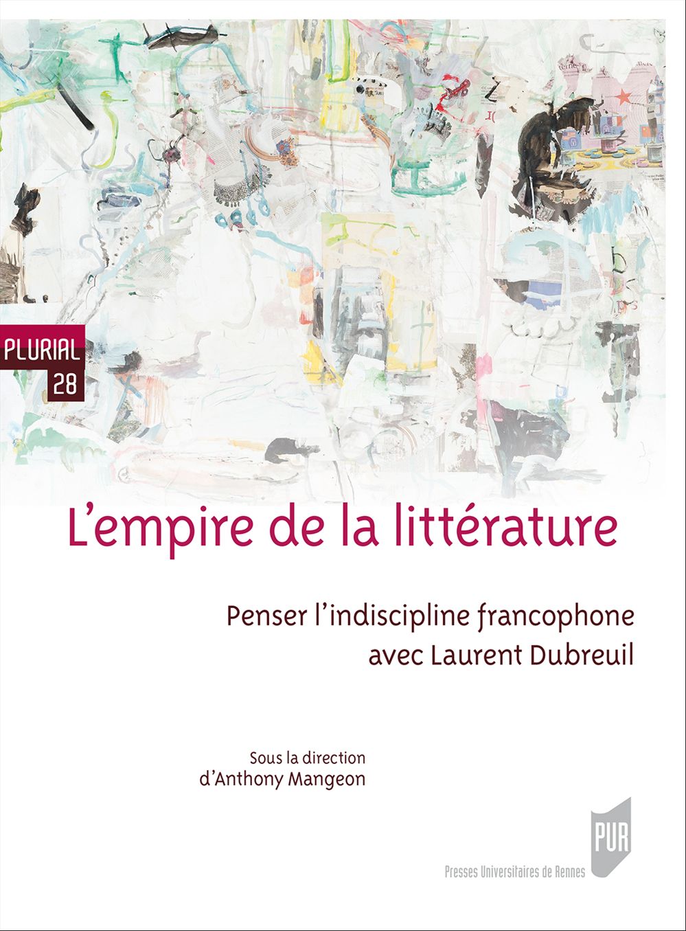 ebook cover of L´empire de la littérature, by Anthony Mangeon
