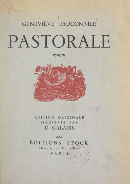 Couverture ebook de Pastorale, de Genevieve Fauconnier