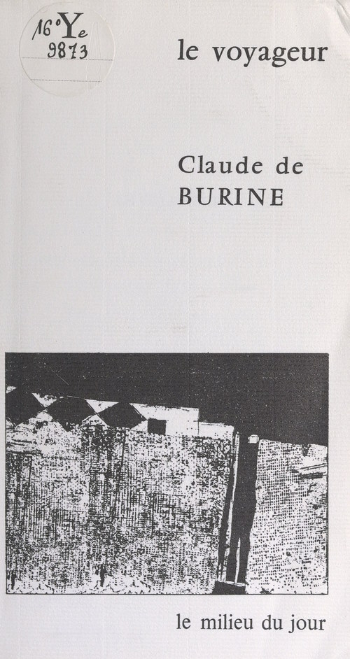 Couverture ebook de Le voyageur, de Claude De Burine