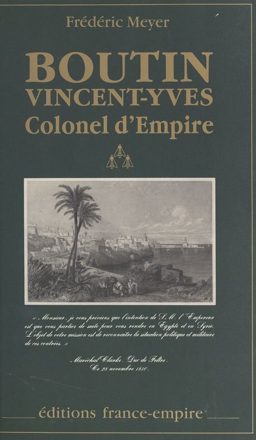 ebook cover of Boutin Vincent-Yves, Colonel d'Empire, by Frederic Meyer