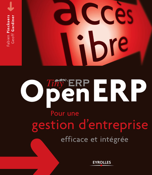Couverture ebook de Tiny ERP, Open ERP, de Geoff Gardiner, Fabien Pinckaers