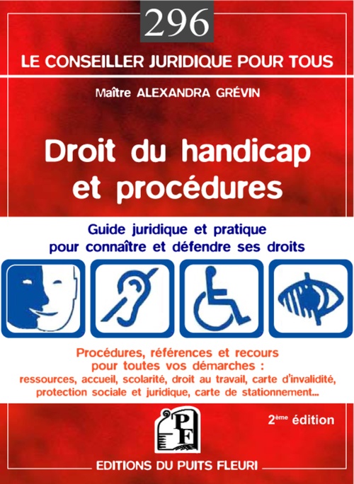 ebook cover of Droit du handicap et procédures, by Alexandra Grévin
