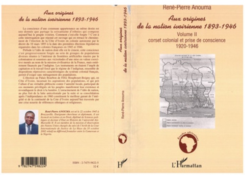 ebook cover of Aux origines de la nation ivoirienne 1893-1946, by René-pierre Anouma